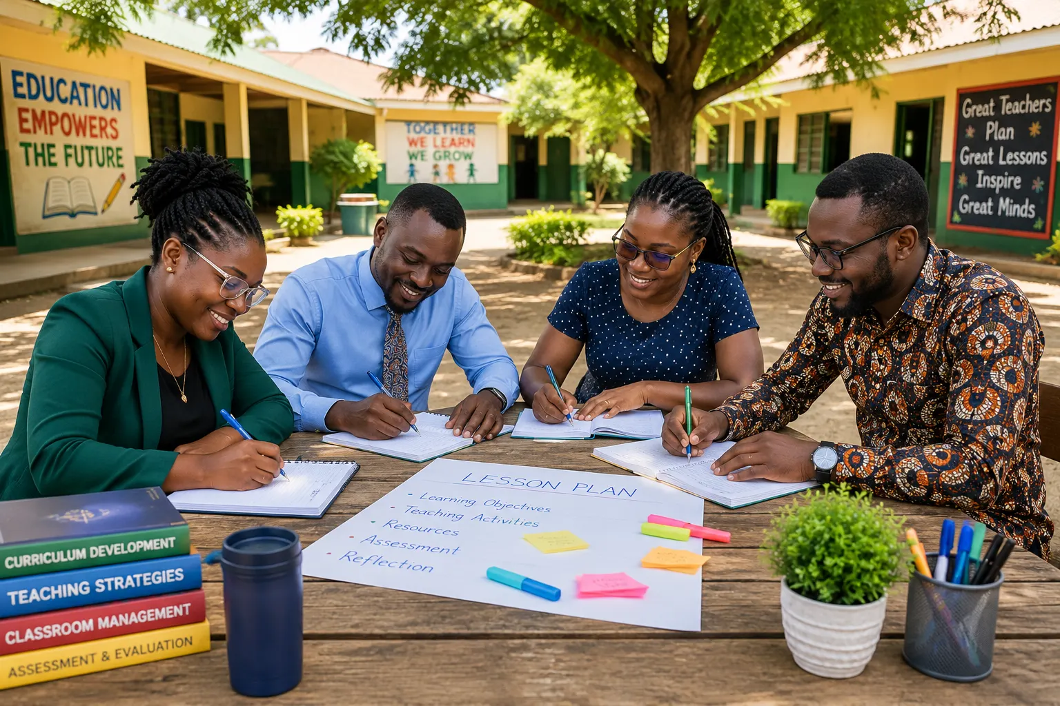 African classroom lesson planning